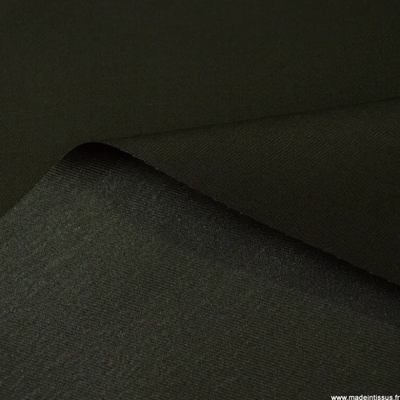 Tissu Gabardine enduite étanche Chocolat