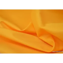 Tissu Gabardine enduite étanche jaune Bouton d'Or