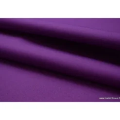 Tissu Gabardine enduite étanche violet.