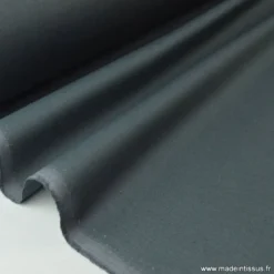 Tissu Gabardine enduite étanche anthracite.