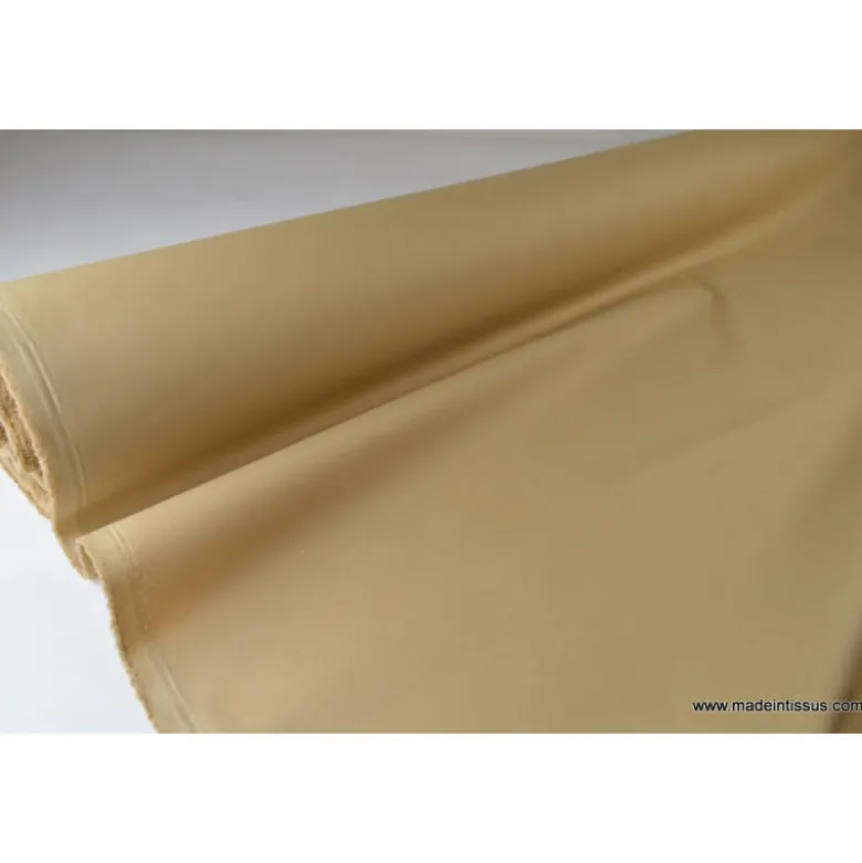 Tissu Gabardine enduite étanche sable