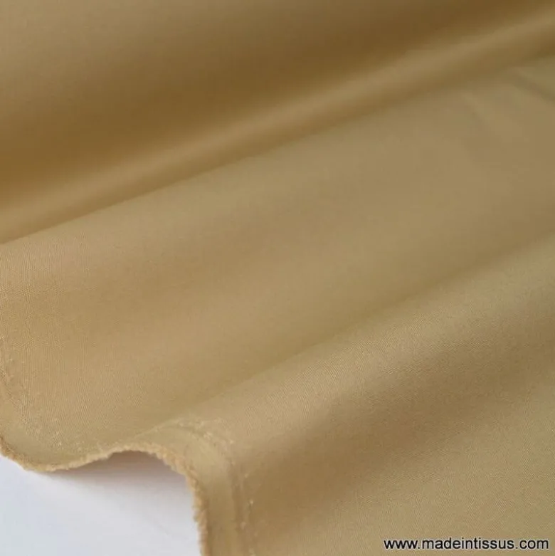 Tissu Gabardine enduite étanche sable