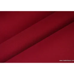 Tissu Gabardine enduite étanche rouge hermès.