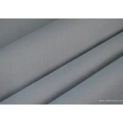 Tissu Gabardine enduite étanche grise -