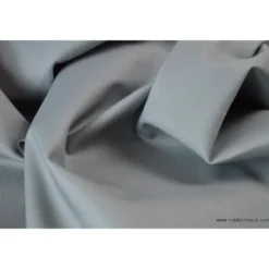 Tissu Gabardine enduite étanche grise -