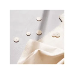 Tissu Gabardine Off-White - Atelier brunette