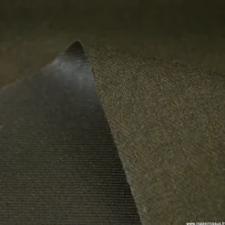 Tissu gabardine polyester viscose enduite étanche bronze