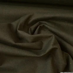 Tissu gabardine polyester viscose enduite étanche bronze