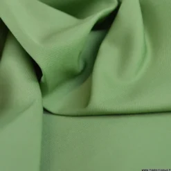 Tissu gabardine sergé coloris amande- OEKO TEX