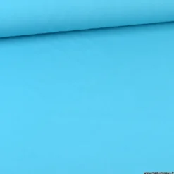 Tissu gabardine sergé coloris Turquoise - OEKO TEX
