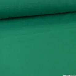 Tissu gabardine sergé coloris vert - OEKO TEX
