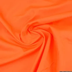Tissu gabardine sergé coloris Orange - OEKO TEX