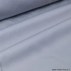 Tissu gabardine sergé coloris Gris souris - OEKO TEX