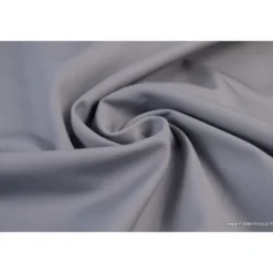 Tissu gabardine sergé coloris Gris souris - OEKO TEX