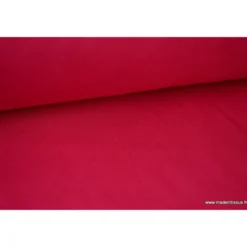 Tissu gabardine sergé coloris Rose Fuchsia - OEKO TEX