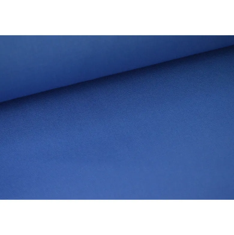 Tissu gabardine sergé coloris bleu jean - OEKO TEX
