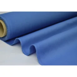 Tissu gabardine sergé coloris bleu jean - OEKO TEX