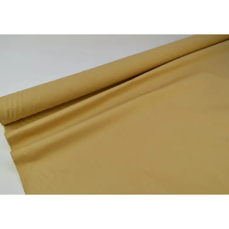 Tissu gabardine sergé coloris sable - OEKO TEX