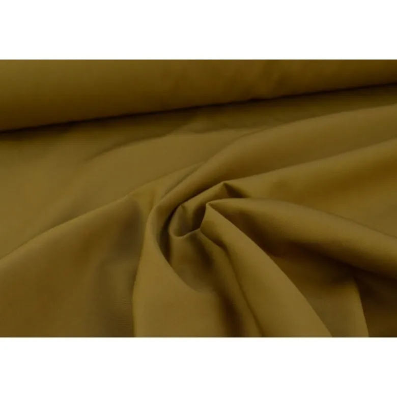 Tissu gabardine sergé coloris camel - OEKO TEX