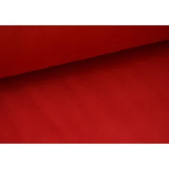 Tissu gabardine sergé coloris rouge - OEKO TEX