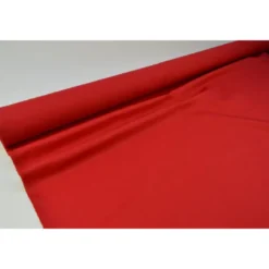 Tissu gabardine sergé coloris rouge - OEKO TEX