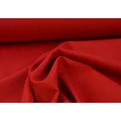 Tissu gabardine sergé coloris rouge - OEKO TEX