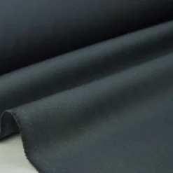 Tissu gabardine sergé coloris gris anthracite - OEKO TEX