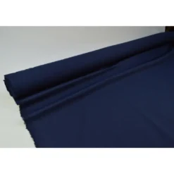 Tissu gabardine sergé coloris bleu marine - OEKO TEX