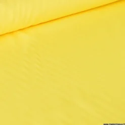 Tissu gabardine sergé polyester coton coloris Jaune Soleil - OEKO TEX