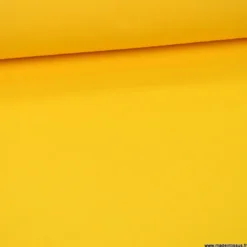Tissu gabardine sergé polyester coton coloris Jaune - OEKO TEX