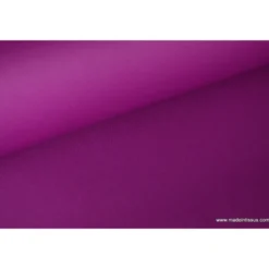 Tissu gabardine sergé polyester coton coloris Dalhia - OEKO TEX