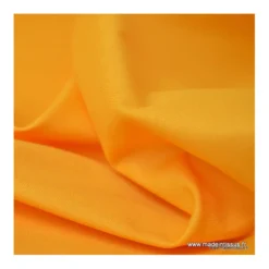 Tissu gabardine sergé polyester coton coloris Bouton d'Or - OEKO TEX