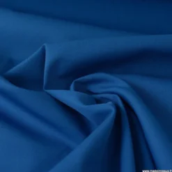 Tissu gabardine sergé polyester coton coloris petrole - OEKO TEX