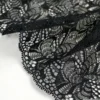 Tissu Galon dentelle élasthanne Sylvie coloris Noir