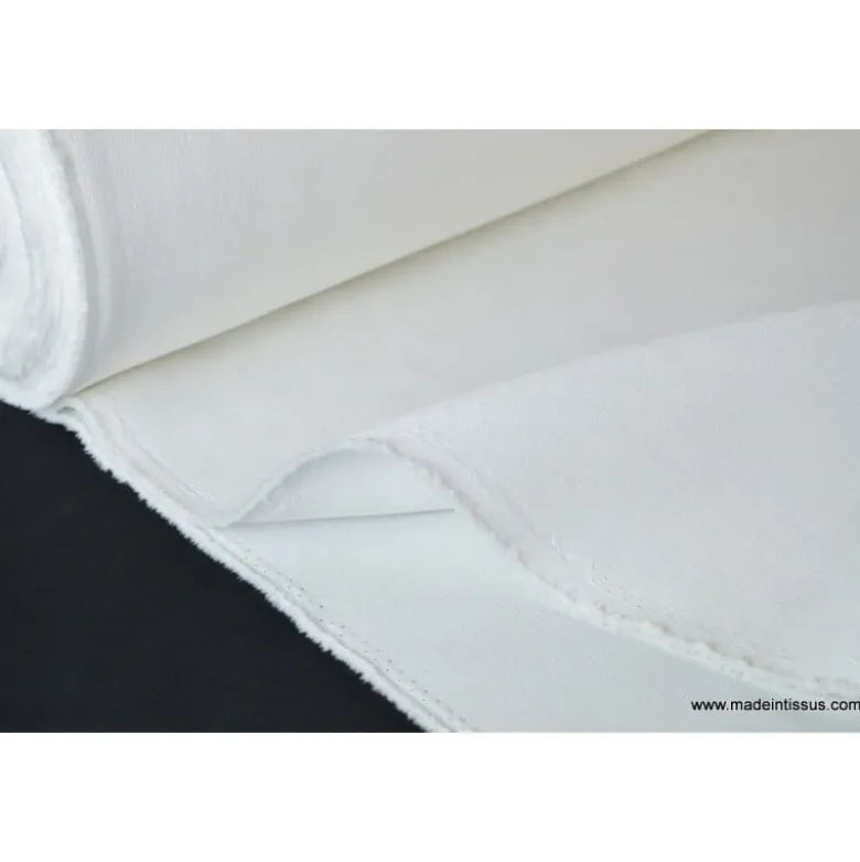 Tissu grande largeur écru anti taches pour nappes
