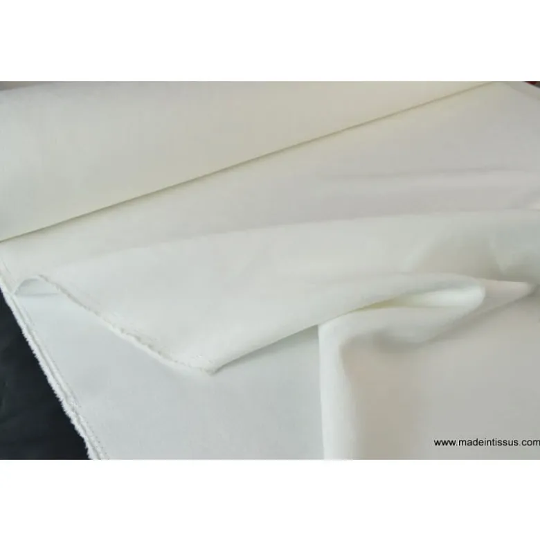 Tissu grande largeur écru anti taches pour nappes