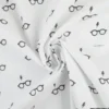 Tissu Harry Potter motifs lunettes et cicatrice de Harry