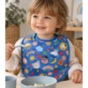 Tissu imperméable Funpets type ciré motif animaux fond bleu