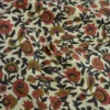 Tissu Indien Block Print Ajmer fond lin