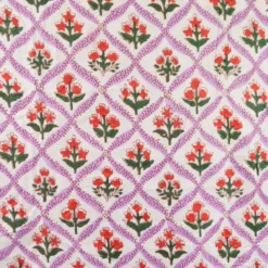 Tissu Indien Block Print Bhaveshwar - kalamkari