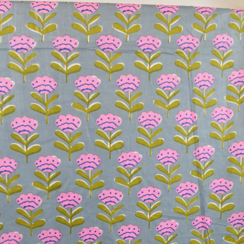 Tissu Indien Block Print Nayeliya - kalamkari