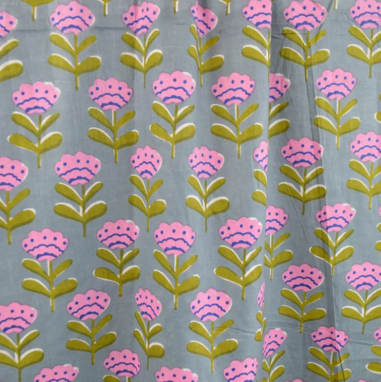 Tissu Indien Block Print Nayeliya - kalamkari
