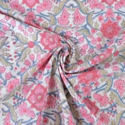 Tissu Indien Block Print Paani - kalamkari
