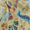 Tissu Indien Block Print Revanth fond beige - kalamkari