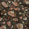 Tissu Indien Block Print Ziro fond noir