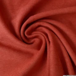 Tissu isolant thermique occultant Alaska brique