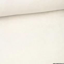 Tissu isolant thermique occultant Alaska Blanc cassé