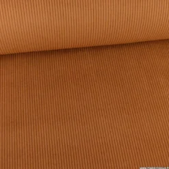Tissu isolant thermique & occultant en velours grosses côtes Alberta - Camel