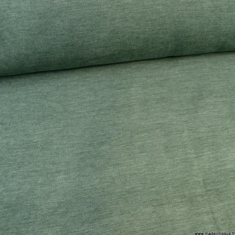Tissu isolant thermique occultant Alaska celadon
