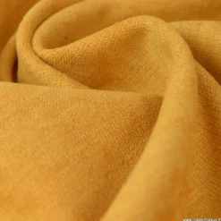 Tissu isolant thermique occultant Alaska moutarde
